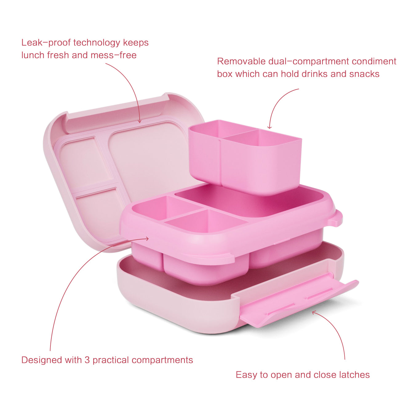 BentOH!® Smile luxe lunchdoos unicorn