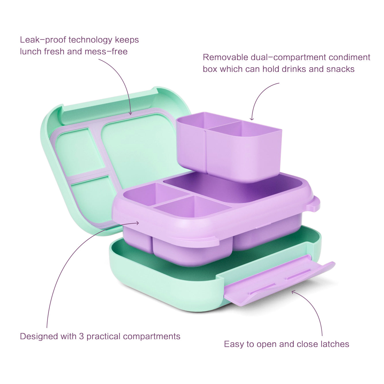 BentOH!® Smile luxe lunchdoos zeemeermin