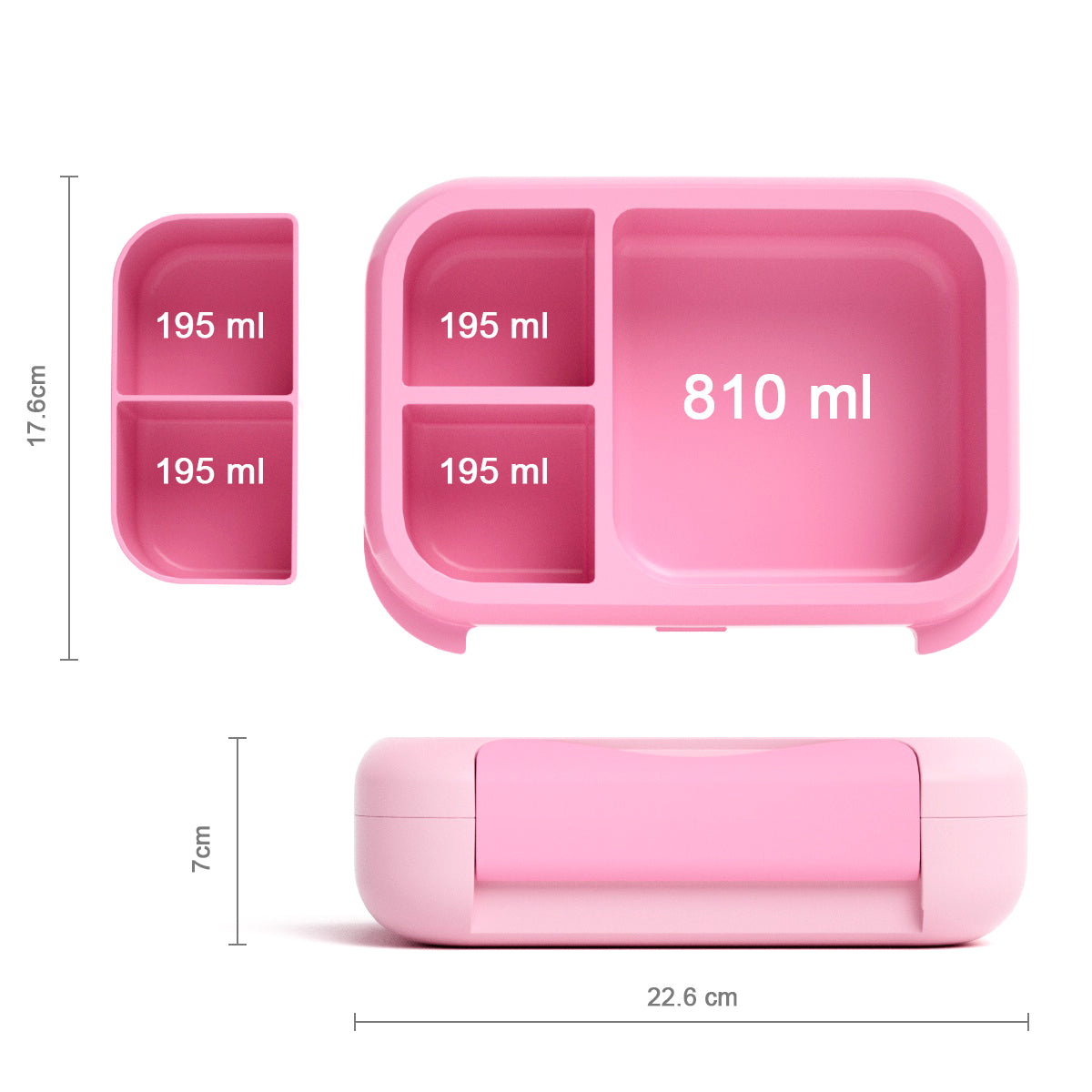 BentOH!® Smile luxe lunchdoos unicorn