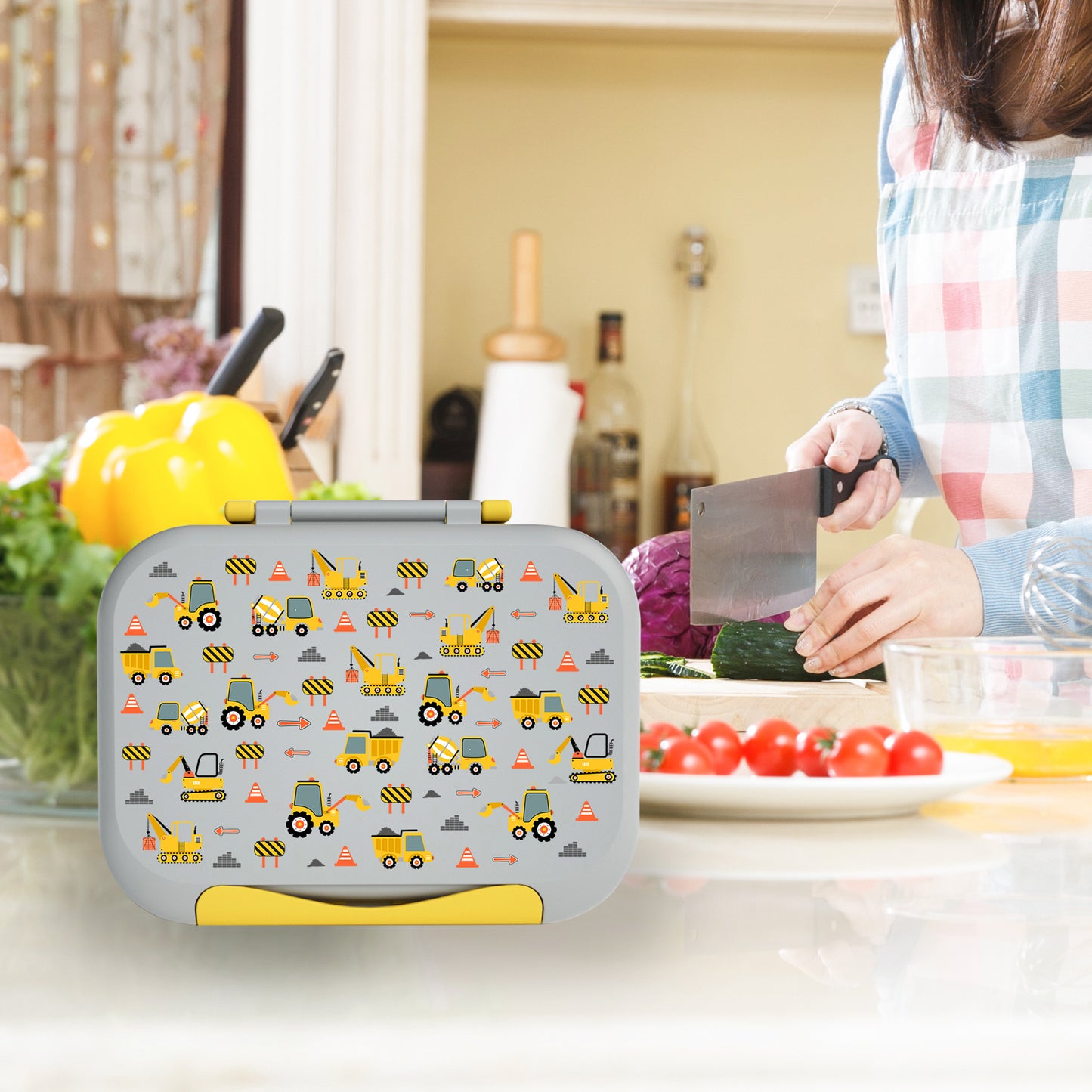 BentOH!® Smile luxe lunchdoos trucks