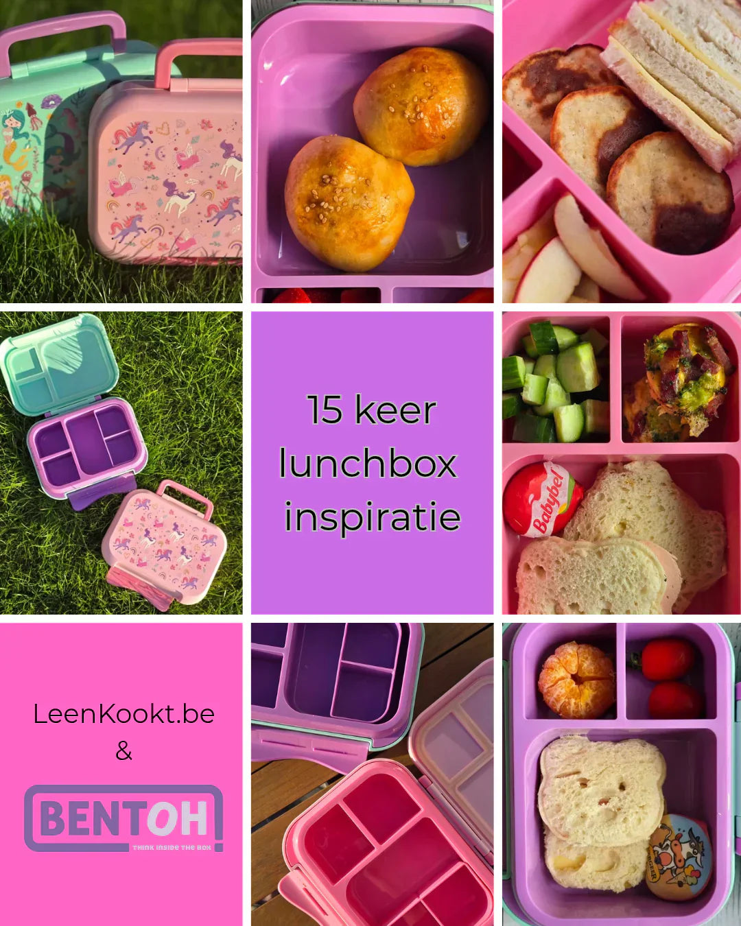 15x lunchbox-inspiratie (+ 3 recepten) met BentOH!