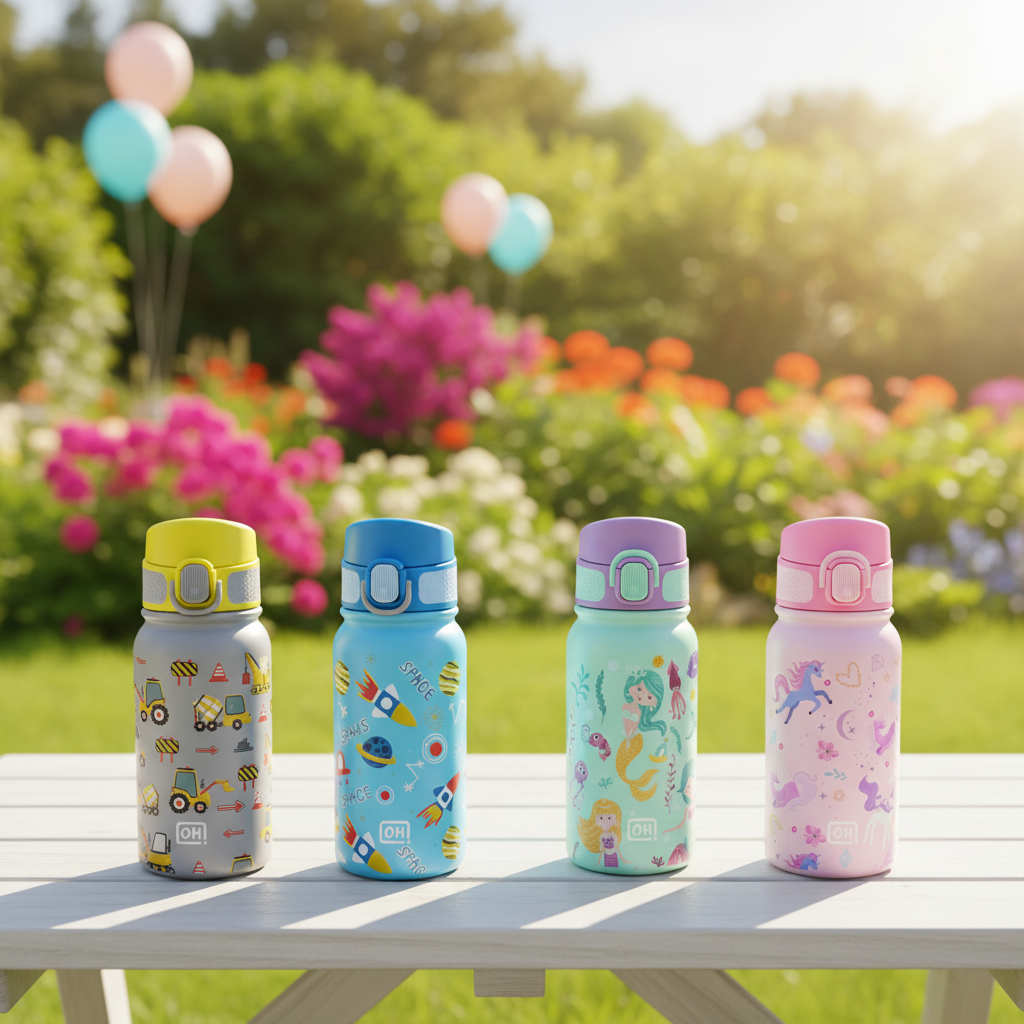 BentOH® Smile luxe drinkfles 350 ml trucks
