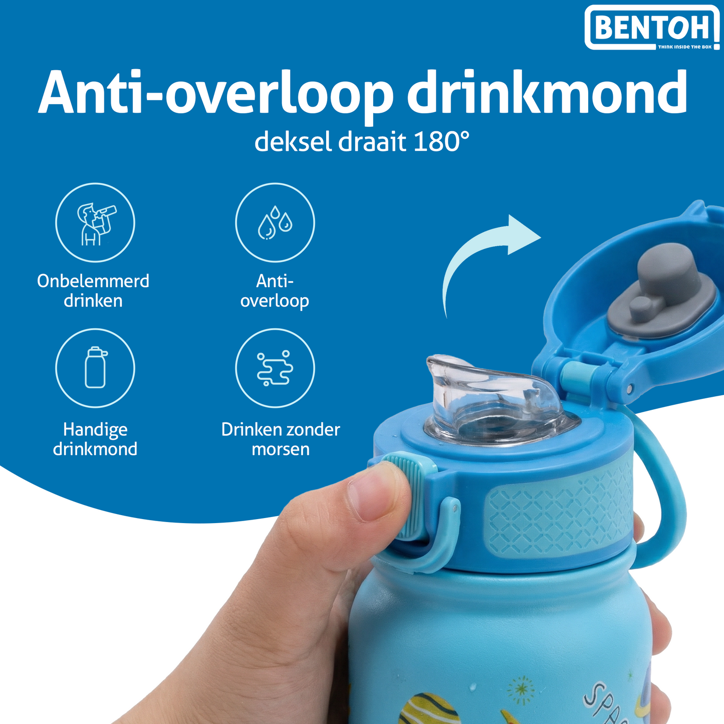 BentOH® Smile luxe drinkfles 350 ml space