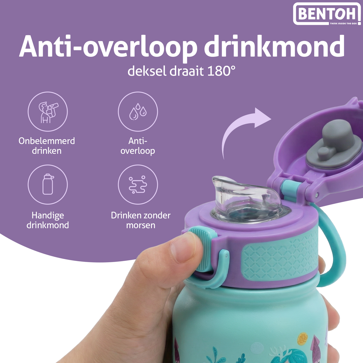 BentOH® Smile luxe drinkfles 350 ml mermaid