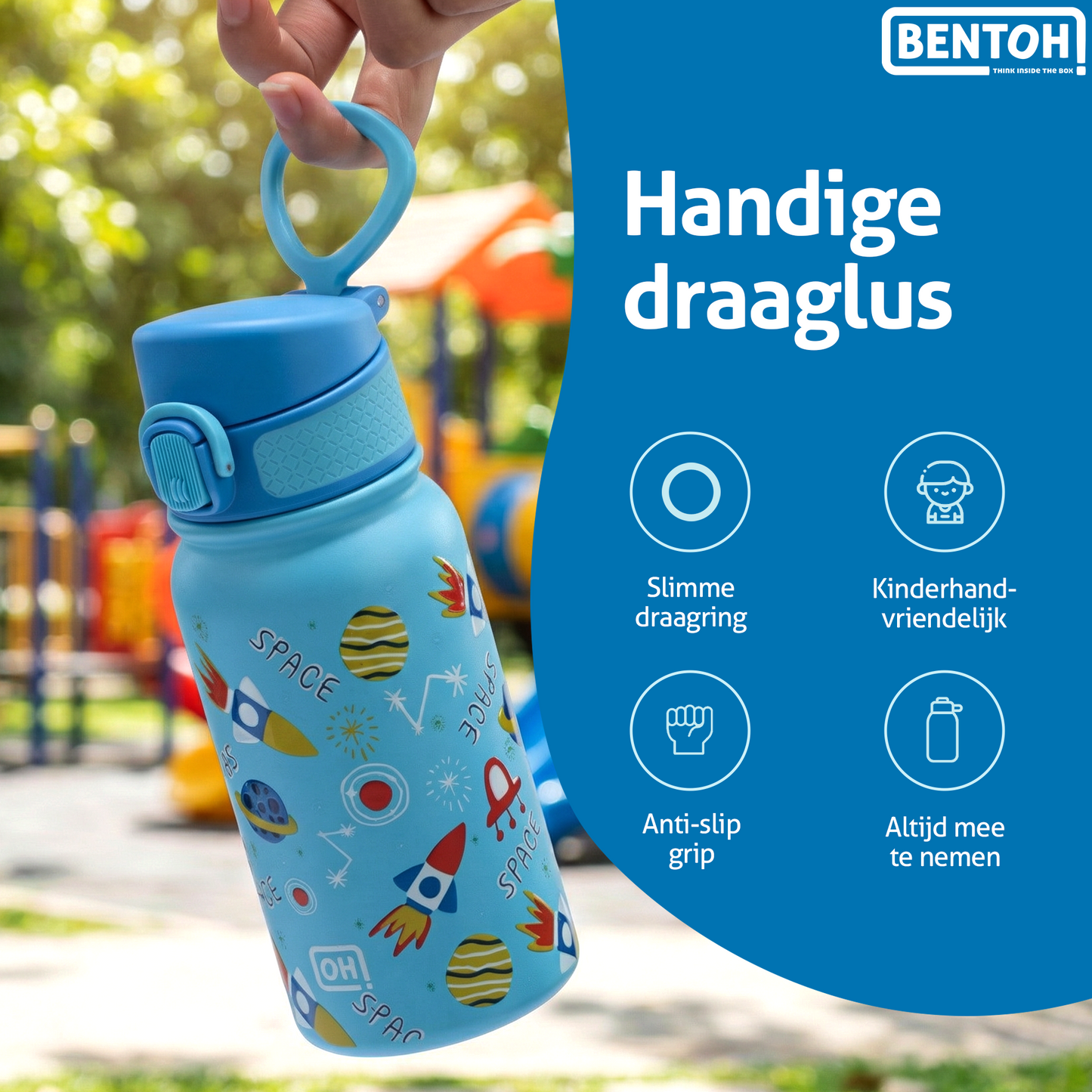 BentOH® Smile luxe drinkfles 350 ml space