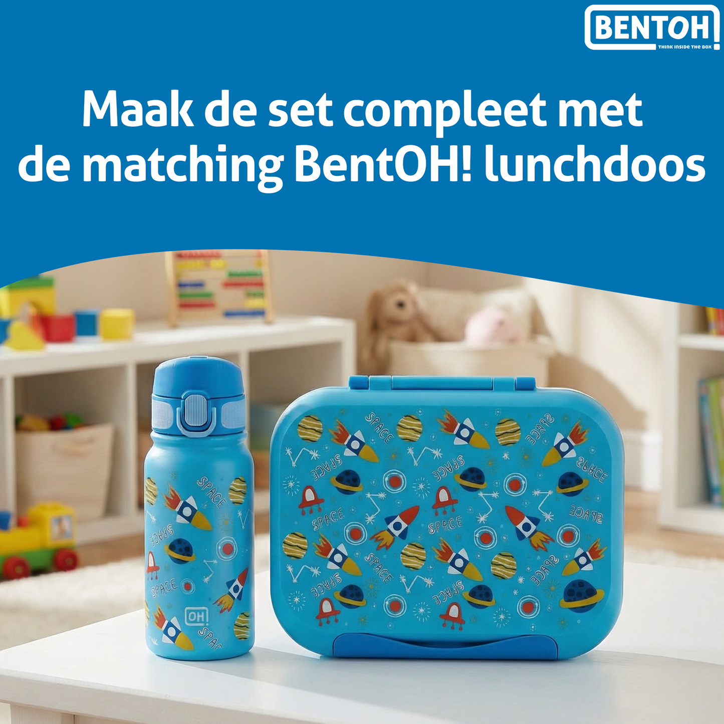 BentOH® Smile luxe drinkfles 350 ml space