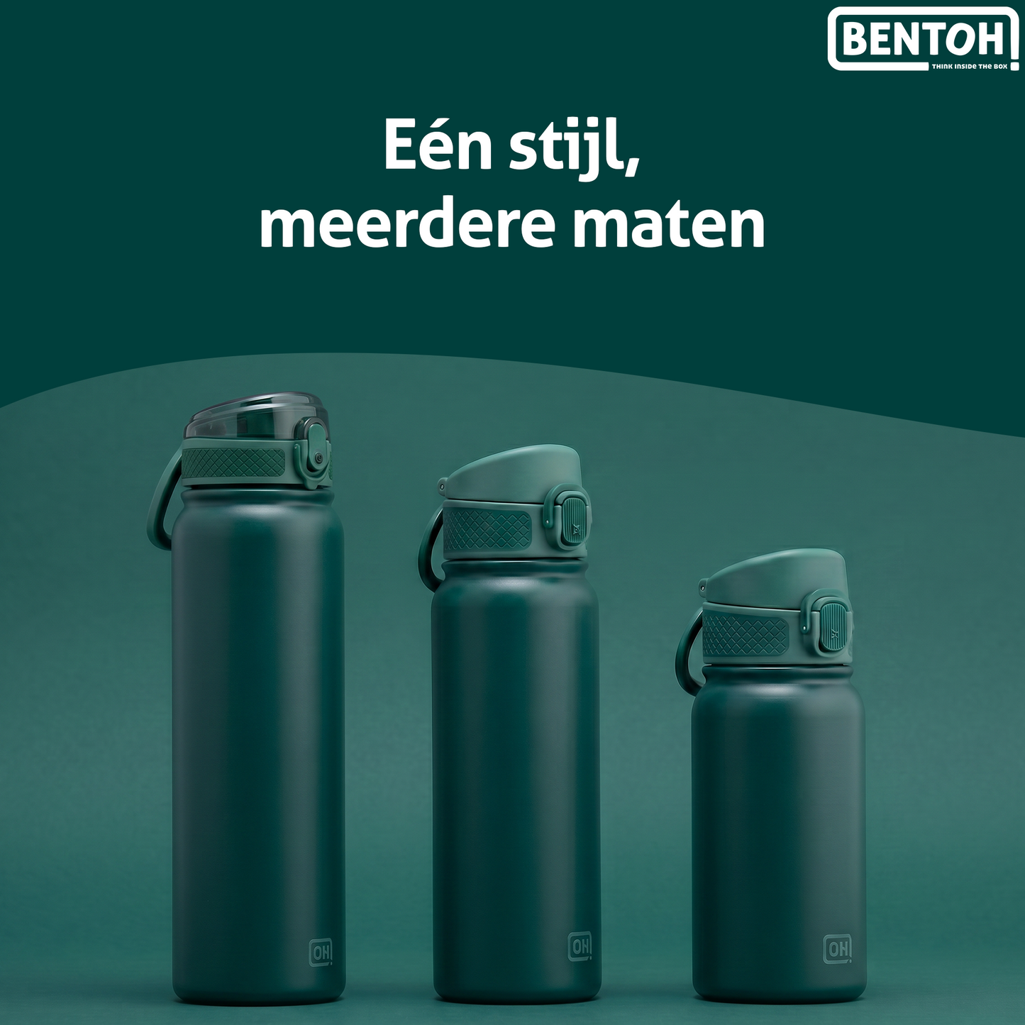 BentOH® Opitant luxe drinkfles groen 550 ml