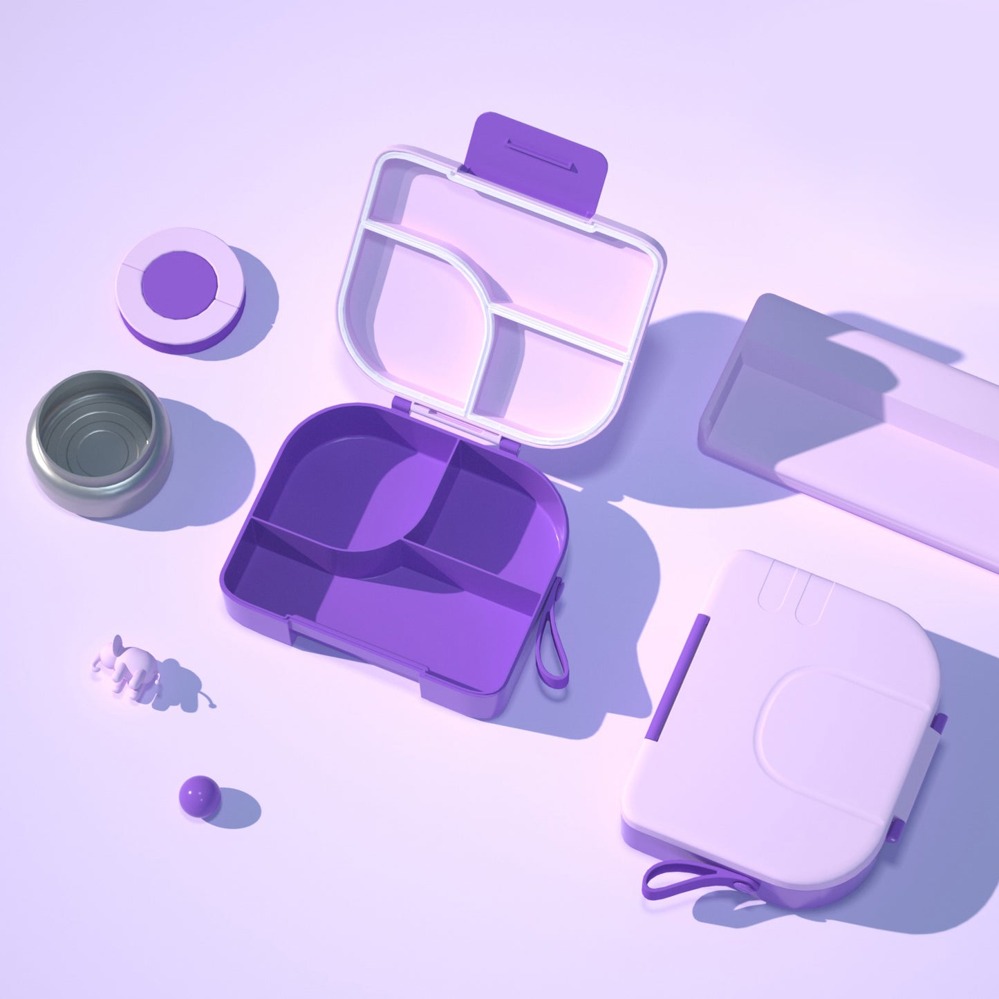 BentOH! Opitant luxe lunchdoos paars