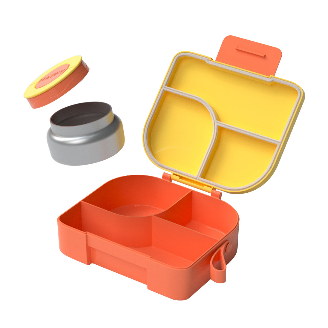BentOH! Opitant luxe lunchdoos geel/oranje
