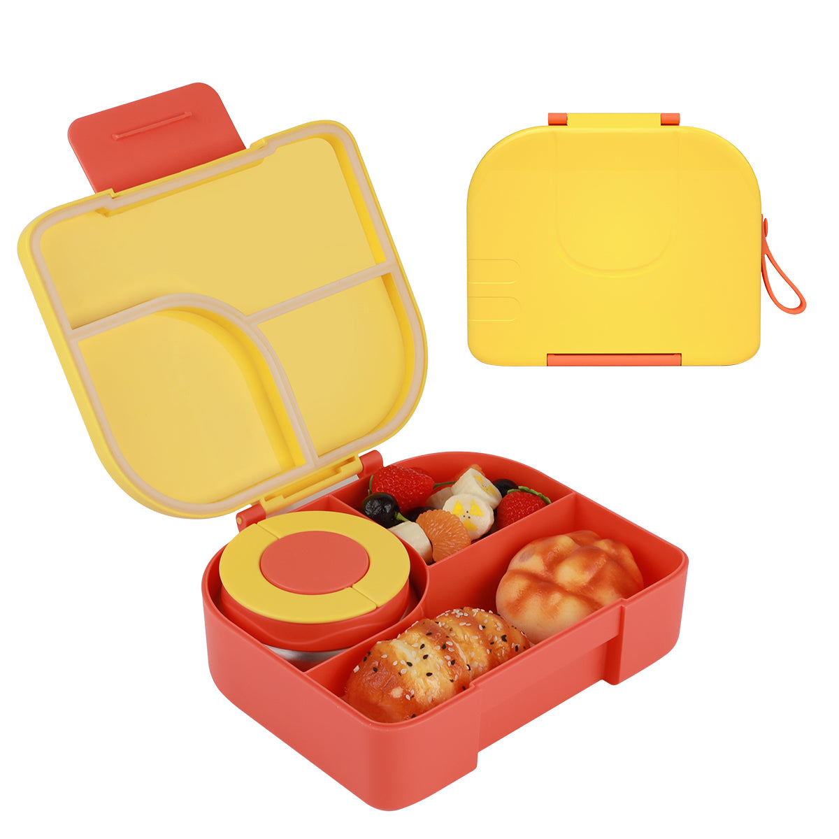 BentOH! Opitant luxe lunchdoos geel/oranje