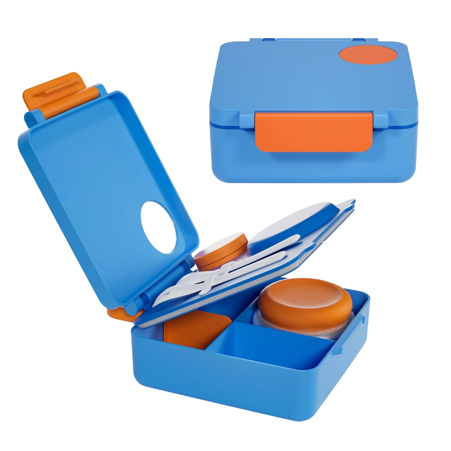 BentOH!® Square luxe lunchdoos blauw