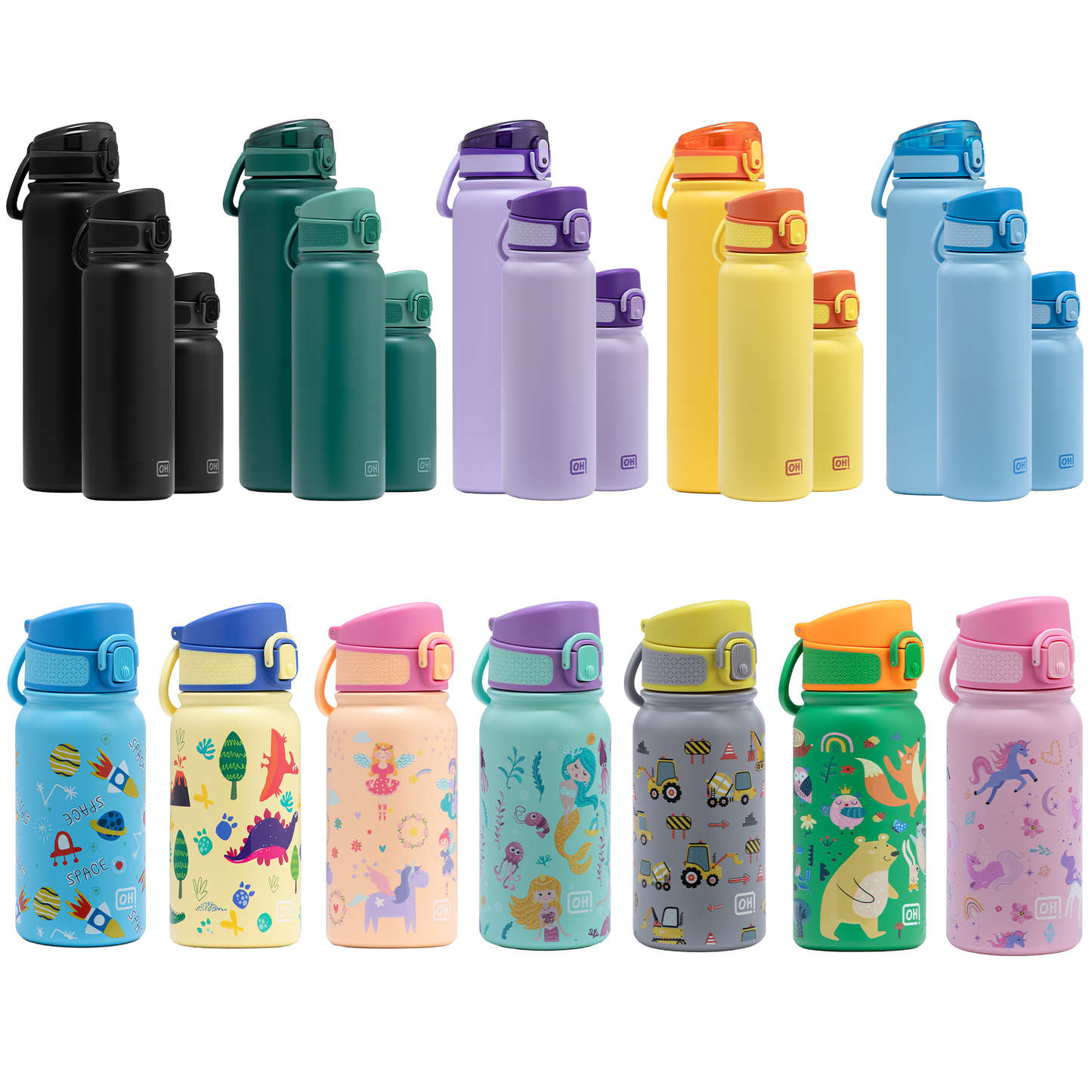 BentOH® Smile luxe drinkfles 350 ml dinosaur