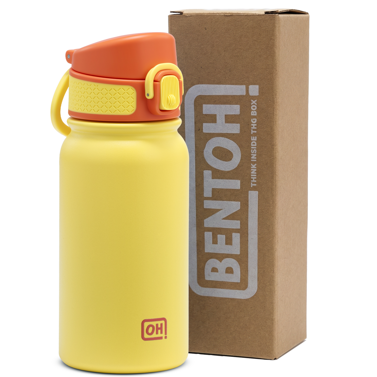 BentOH® Opitant luxe drinkfles geel/oranje 350 ml