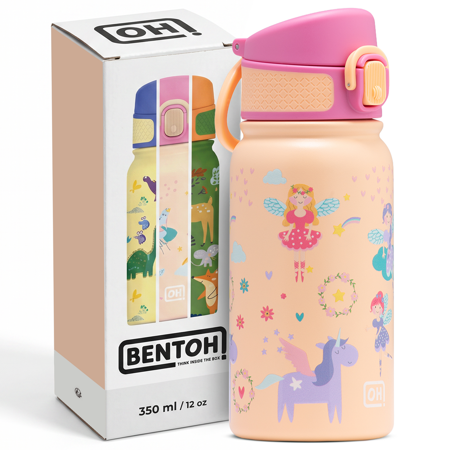 BentOH® Smile luxe drinkfles 350 ml fairy