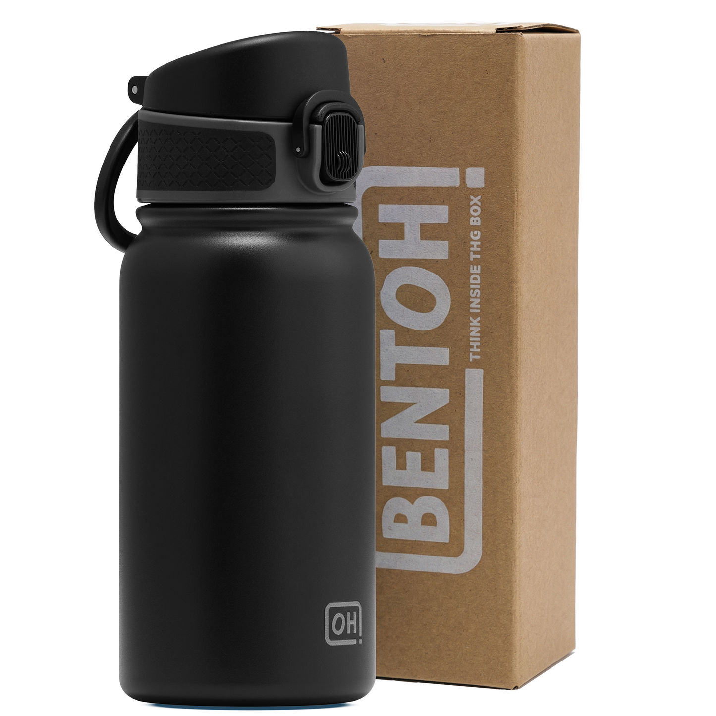 BentOH® Opitant luxe drinkfles zwart 350 ml