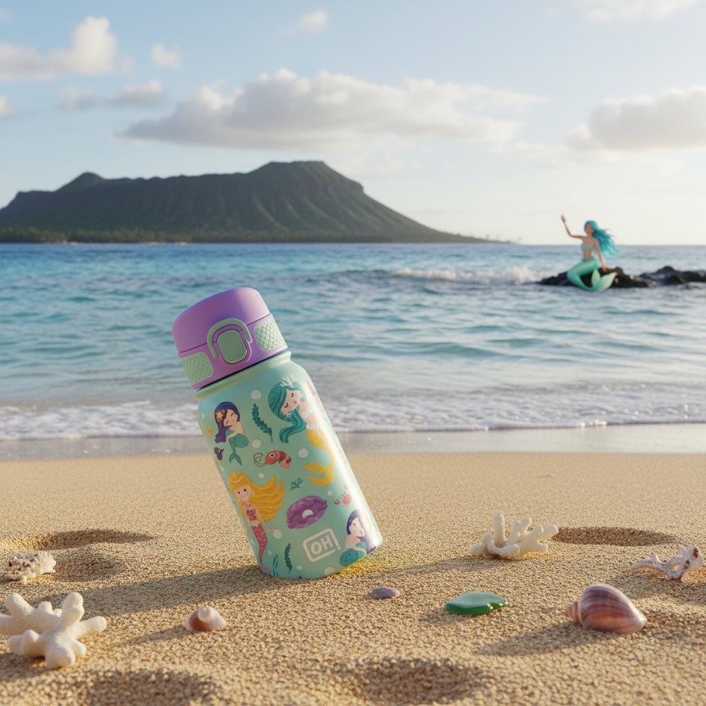 BentOH® Smile luxe drinkfles 350 ml mermaid