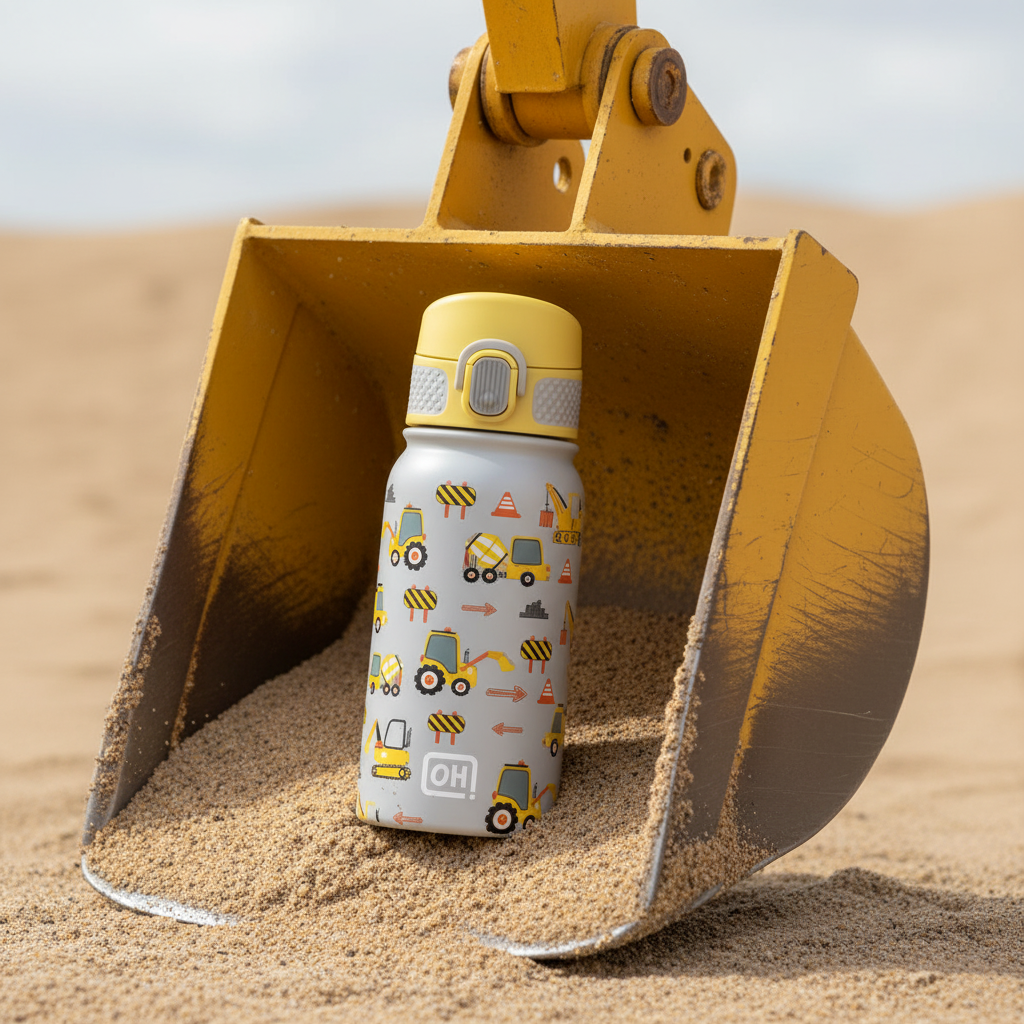 BentOH® Smile luxe drinkfles 350 ml trucks