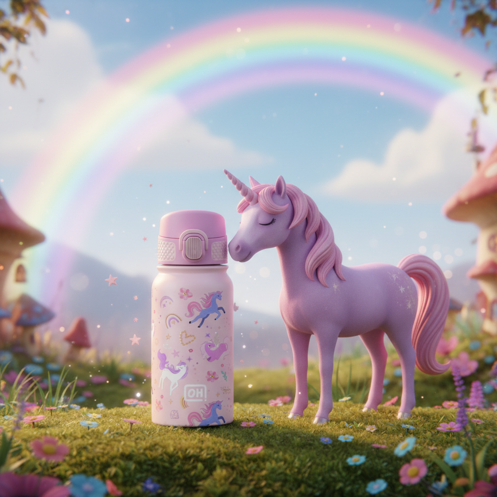 BentOH® Smile luxe drinkfles 350 ml unicorn